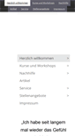 Mobile Screenshot of kristinazierhut.de